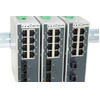 Industrial managed Ethernet switches have fibre, and are compact